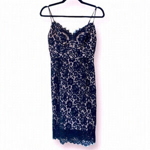 J. Crew Lace Overlay Midi Dress Size 00